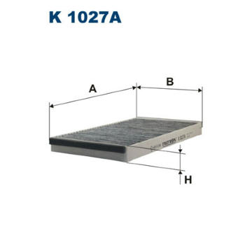 Filtr, vzduch v interiéru FILTRON K 1027A