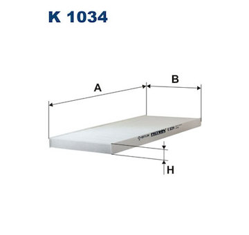 Filtr, vzduch v interiéru FILTRON K 1034