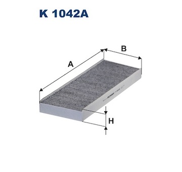 Filtr, vzduch v interiéru FILTRON K 1042A