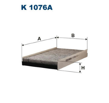 Filtr, vzduch v interiéru FILTRON K 1076A