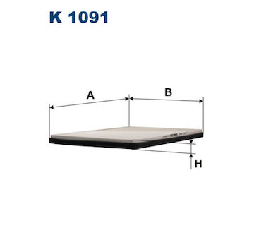 Filtr, vzduch v interiéru FILTRON K 1091