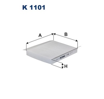 Filtr, vzduch v interiéru FILTRON K 1101