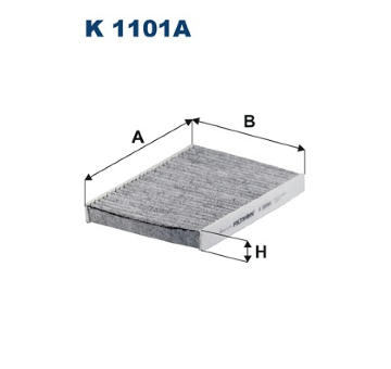 Filtr, vzduch v interiéru FILTRON K 1101A