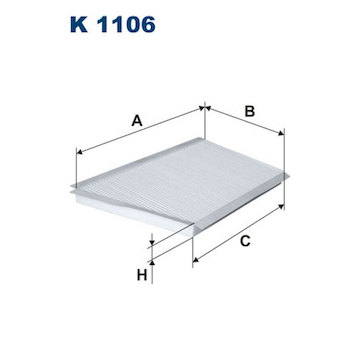 Filtr, vzduch v interiéru FILTRON K 1106