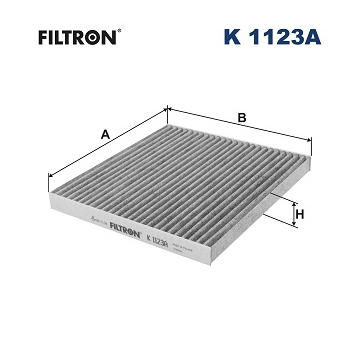 Filtr, vzduch v interiéru FILTRON K 1123A