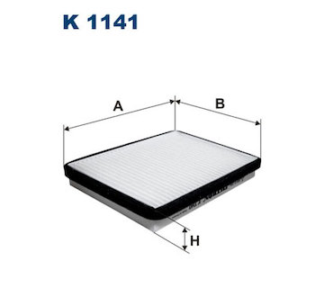 Filtr, vzduch v interiéru FILTRON K 1141