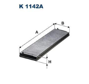 Filtr, vzduch v interiéru FILTRON K 1142A