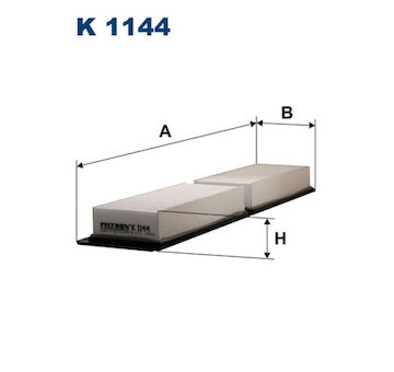 Filtr, vzduch v interiéru FILTRON K 1144