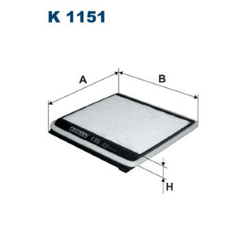 Filtr, vzduch v interiéru FILTRON K 1151