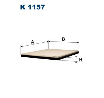 Filtr, vzduch v interiéru FILTRON K 1157