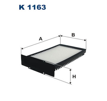 Filtr, vzduch v interiéru FILTRON K 1163