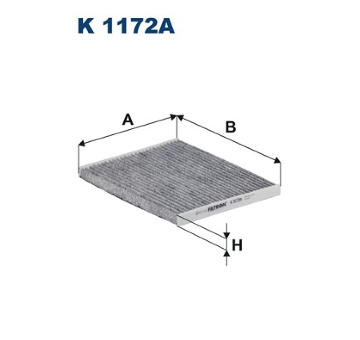 Filtr, vzduch v interiéru FILTRON K 1172A