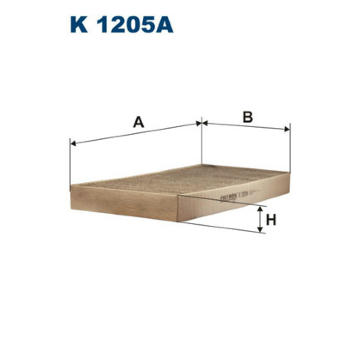 Filtr, vzduch v interiéru FILTRON K 1205A