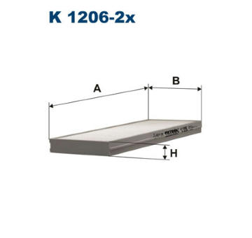 Filtr, vzduch v interiéru FILTRON K 1206-2x