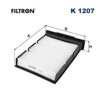 Filtr, vzduch v interiéru FILTRON K 1207