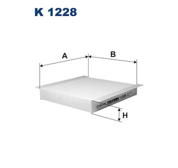 Filtr, vzduch v interiéru FILTRON K1228