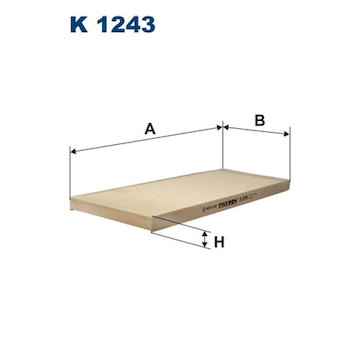 Filtr, vzduch v interiéru FILTRON K 1243