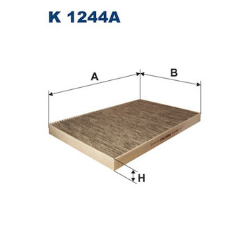 Filtr, vzduch v interiéru FILTRON K 1244A