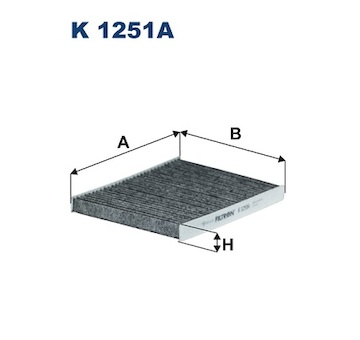 Filtr, vzduch v interiéru FILTRON K 1251A