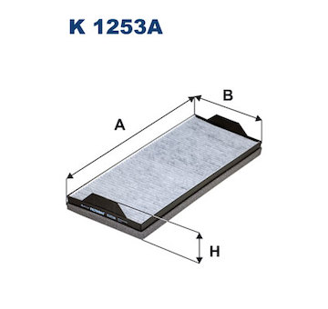 Filtr, vzduch v interiéru FILTRON K 1253A