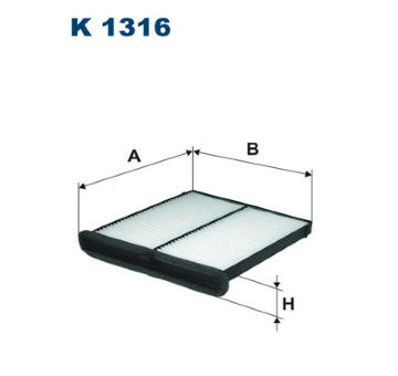 Filtr, vzduch v interiéru FILTRON K 1316