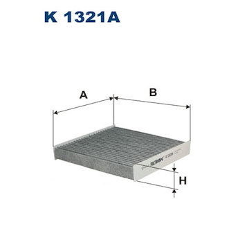 Filtr, vzduch v interiéru FILTRON K 1321A