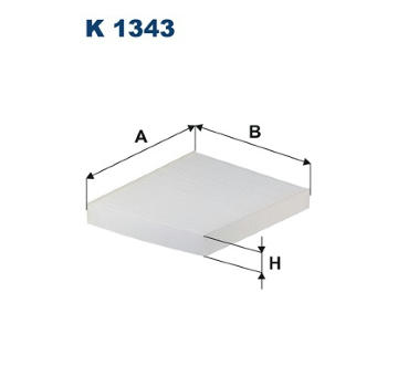 Filtr, vzduch v interiéru FILTRON K 1343