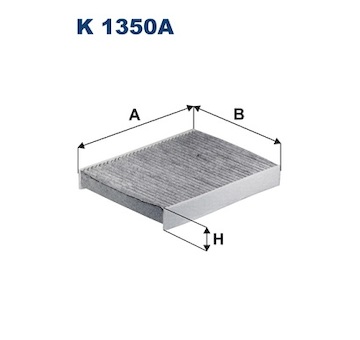 Filtr, vzduch v interiéru FILTRON K 1350A