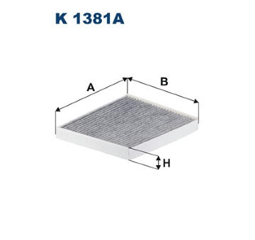 Filtr, vzduch v interiéru FILTRON K 1381A