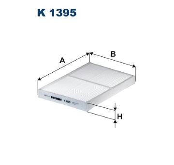 Filtr, vzduch v interiéru FILTRON K 1395