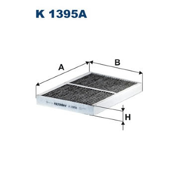 Filtr, vzduch v interiéru FILTRON K 1395A