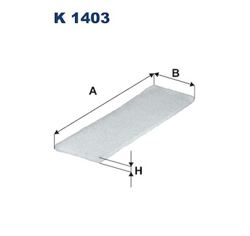 Filtr, vzduch v interiéru FILTRON K 1403