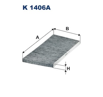 Filtr, vzduch v interiéru FILTRON K 1406A