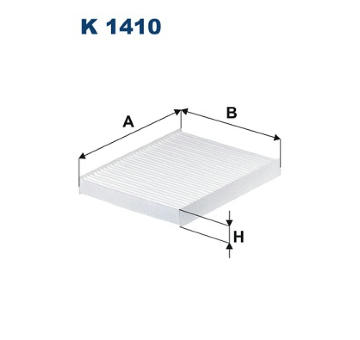 Filtr, vzduch v interiéru FILTRON K 1410