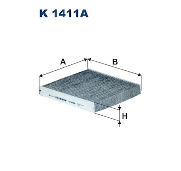 Filtr, vzduch v interiéru FILTRON K 1411A