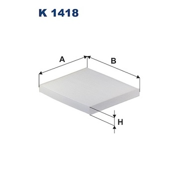 Filtr, vzduch v interiéru FILTRON K 1418