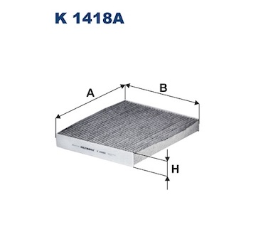 Filtr, vzduch v interiéru FILTRON K 1418A