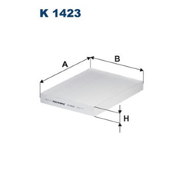 Filtr, vzduch v interiéru FILTRON K 1423