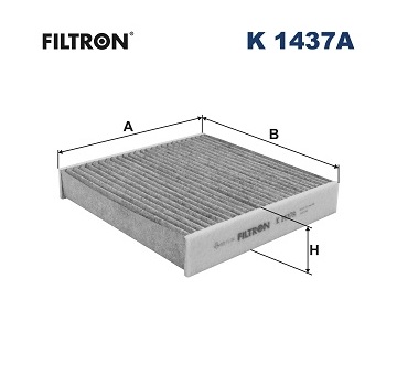 Filtr, vzduch v interiéru FILTRON K 1437A