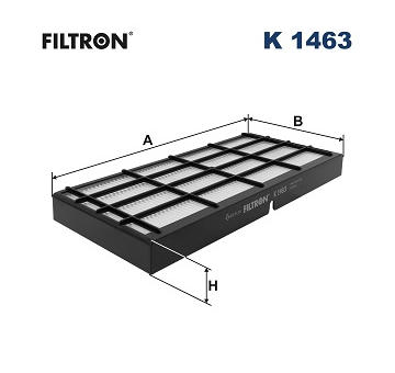 Filtr, vzduch v interiéru FILTRON K 1463