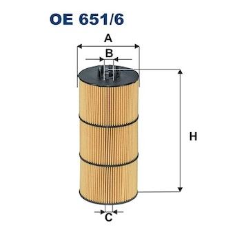 Olejový filtr FILTRON OE 651/6