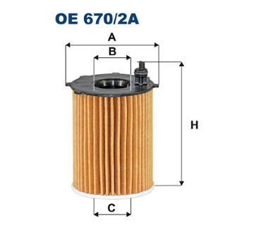 Olejový filter FILTRON OE 670/2A