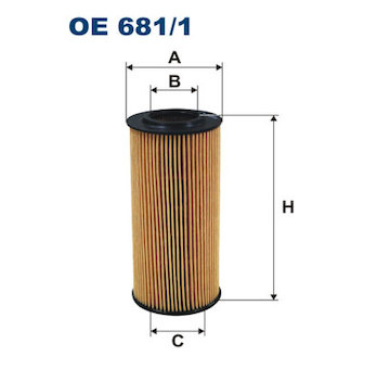 Hydraulický filtr, automatická převodovka FILTRON OE 681/1