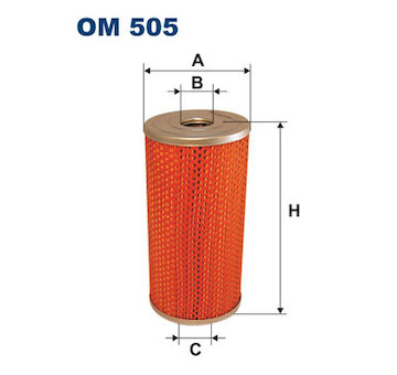 filtr oleje FILTRON OM505 MAN, RENAULT, DAF, FORD, STEYR