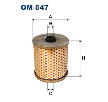 Filtr, pracovní hydraulika FILTRON OM 547