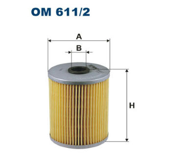 Filtr, pracovní hydraulika FILTRON OM 611/2