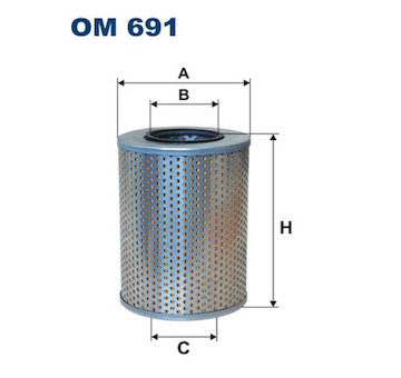 Filtr, pracovní hydraulika FILTRON OM 691