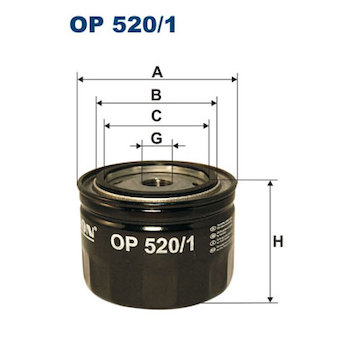 Hydraulický filtr, automatická převodovka FILTRON OP 520/1