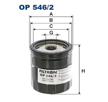 Olejový filtr FILTRON OP 546/2
