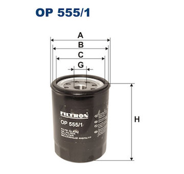 Olejový filtr FILTRON OP 555/1